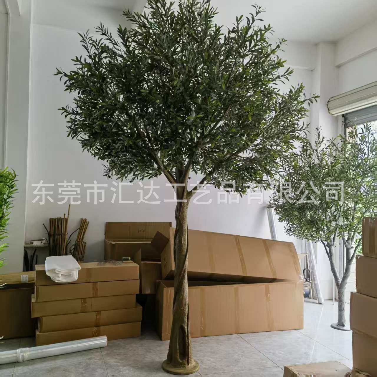 仿真花 拆装橄榄树 工艺品 仿真园艺仿真绿植仿真花气氛布置用品