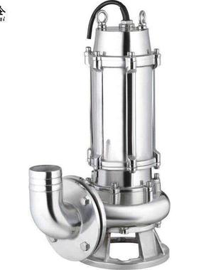 WQ耐碱腐水蚀污水泵潜排污31WSS6L不锈钢酸泵15泵KWQP潜水泵