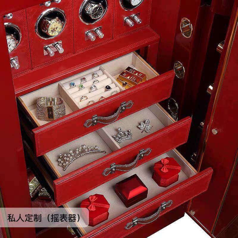 艾斐堡险柜认证爱舍系列保险箱丽家保用办JZN公全钢防盗纹指+触摸