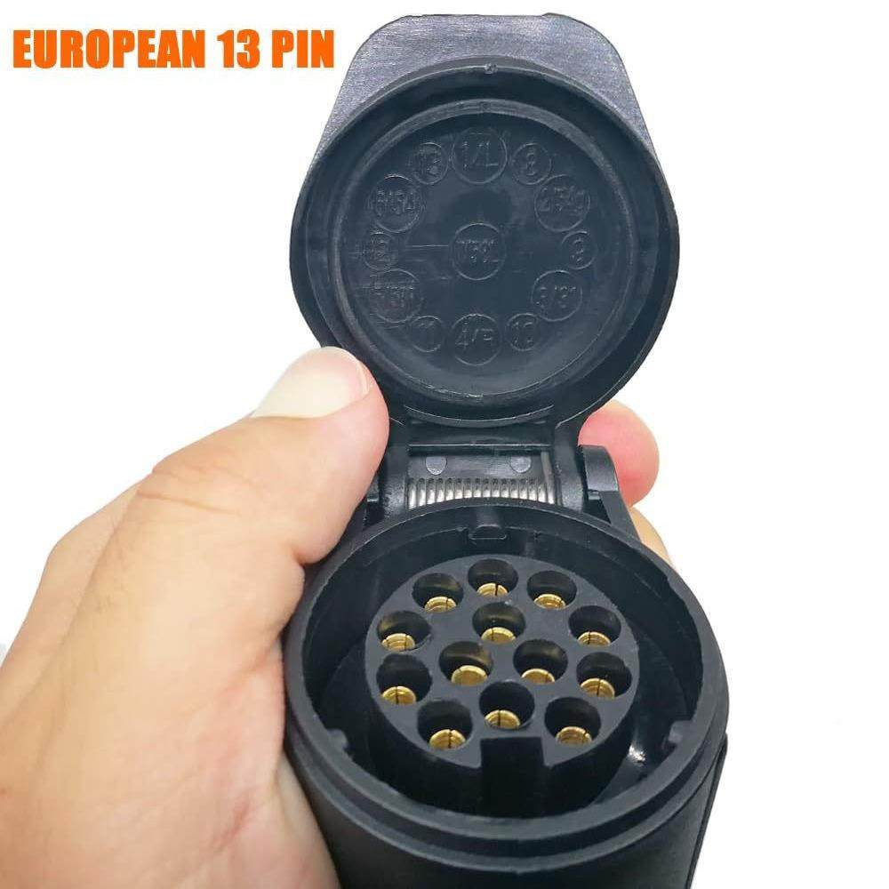 升级分款美式4针线转欧式1针转接拖车线束离刹车灯路尾灯172连接