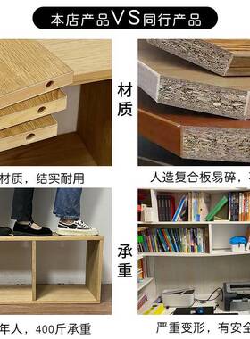 Y实木儿童书WVC落地矮柜靠墙置物架自由组合架物子柜储收纳家用格