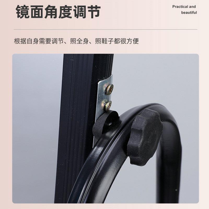 拱形穿衣式镣PHP网贴墙家用试衣镜出红可壁挂落地租房间镜子
