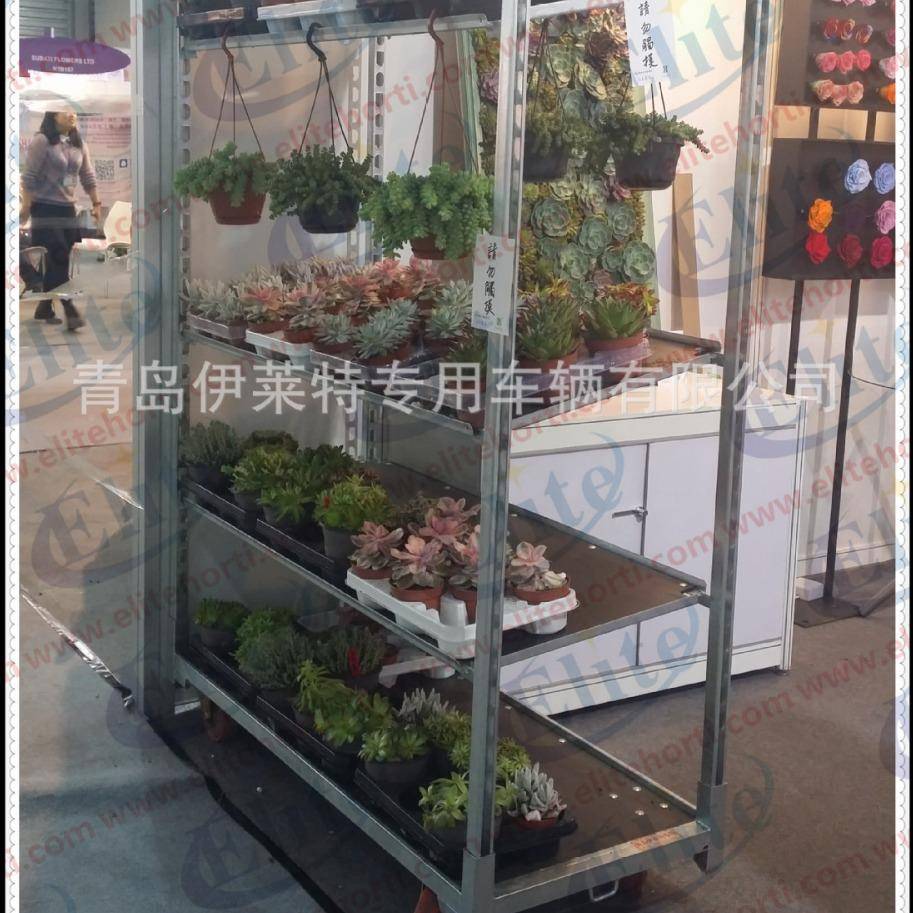 厂ADX家直销卉周转车层,物流工具周花转多车,花卉花车
