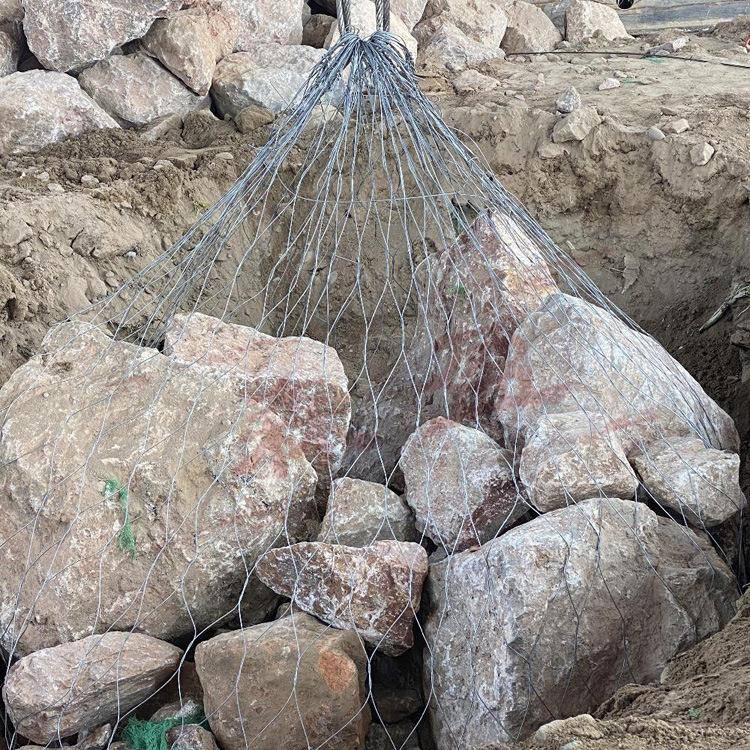 铅丝笼河堤河道理治滨笼800-防900kg汛护坡固格宾石笼钢CPL丝网