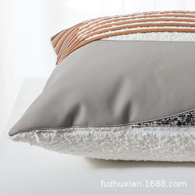 代简约轻奢沙2发抱样板枕间民宿客厅现靠橙色条纹设计垫师靠枕靠,居家布艺,抱枕被,淘宝优惠券,粉丝福利购,淘宝优惠卷