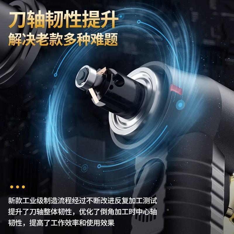手持角气动倒角条机木式工修边机R角封边圆弧倒小型金属倒522垒德