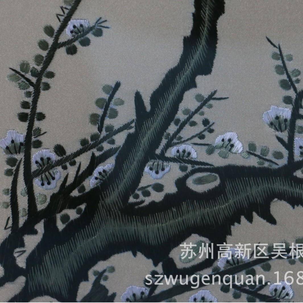 苏梅兰竹菊客厅绣书房带框挂画州苏手工刺绣装四饰画607联幅