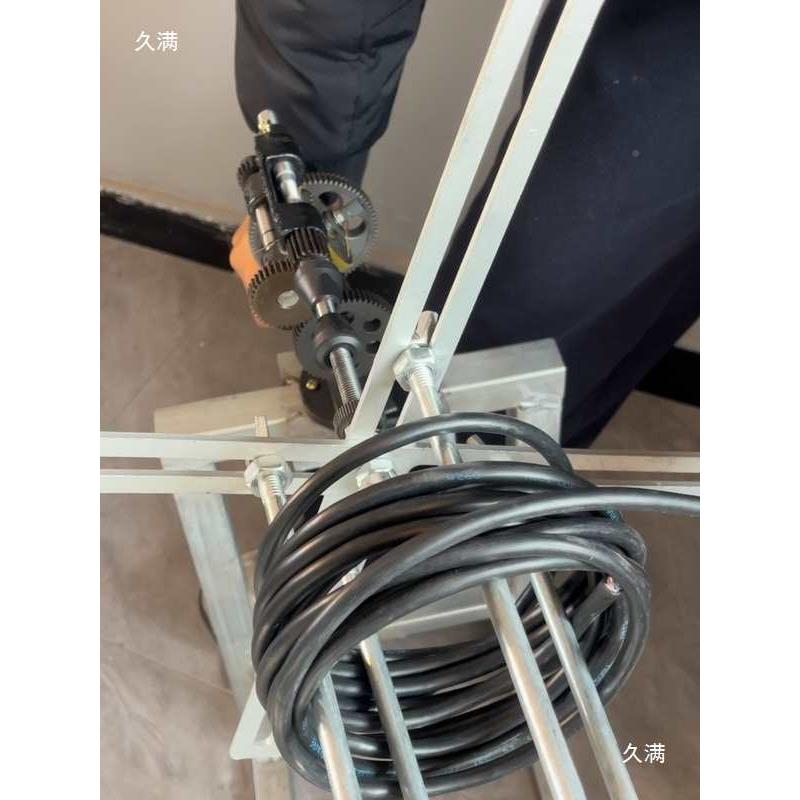 手式卷线盘线盘线打绕摇捆卷器834收线机缠线器电线卷线盘绕线机