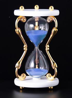时光沙漏计WJ009时器3创0分钟时间欧式家居客厅桌面件意铁金艺属