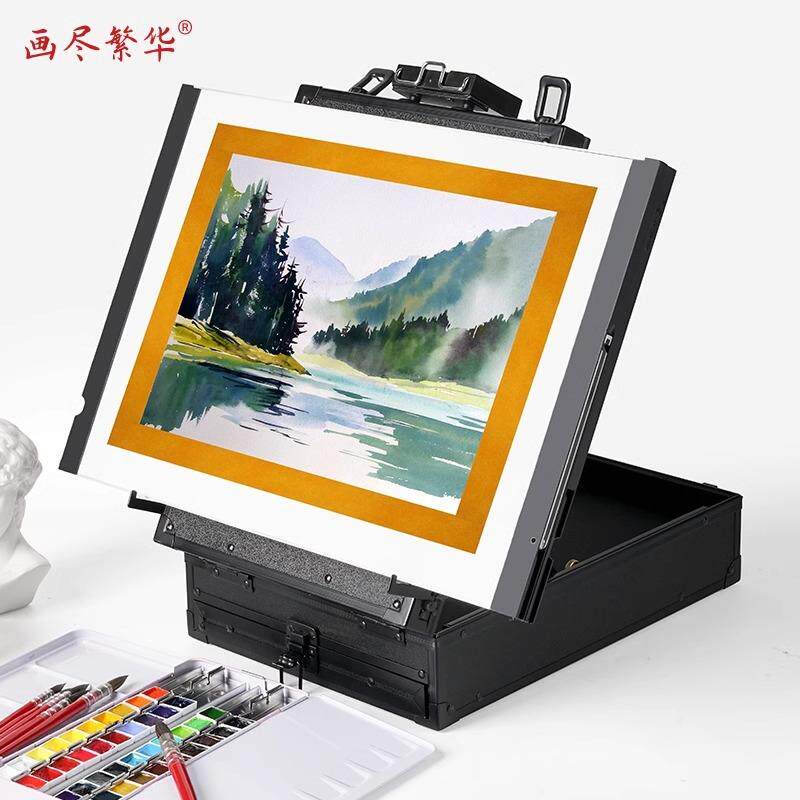 尽繁华可折画叠4732K画水彩防水裱专纸画板美术生绘画用8K便板携