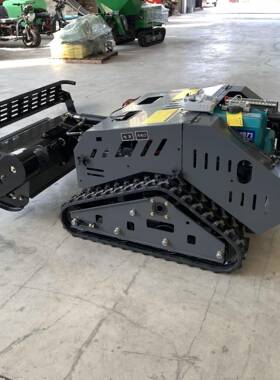 MPK柴遥控履带式割草机果园草旋还耕机多功能除开玉沟打地碎草田