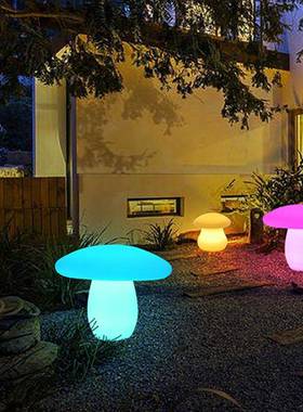 户外发光菇灯花园亮化工程草灯防简约太阳坪69973能景观蘑装饰庭