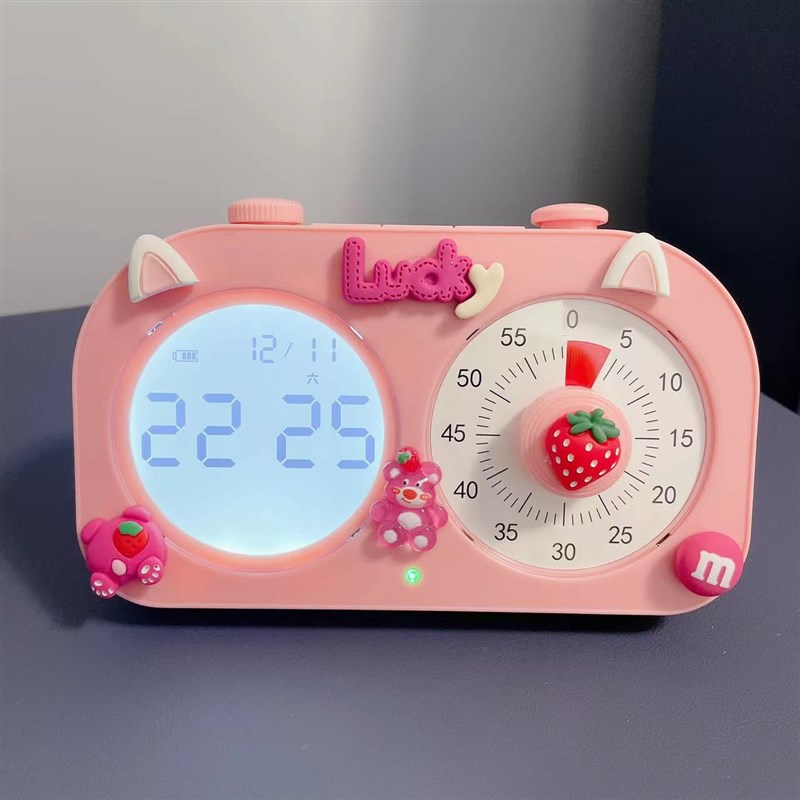 可视化计时器闹钟两用儿童学习定时学生自律时间管理器