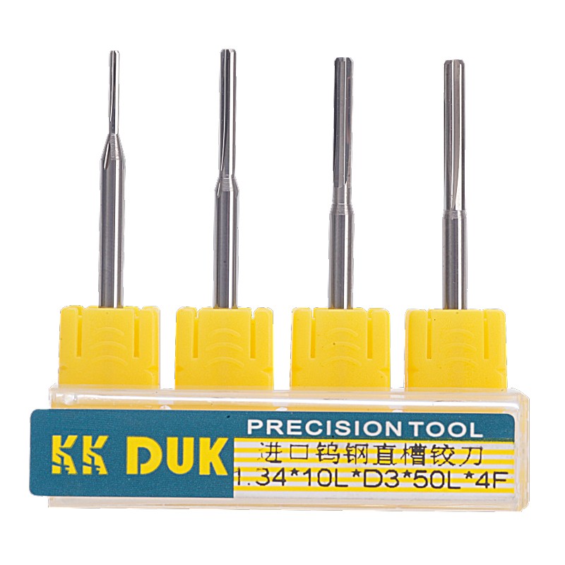 D定柄合金直槽绞刀钨钢铰刀3.3 3. 3.5 3. 3.7 3.8 3.9