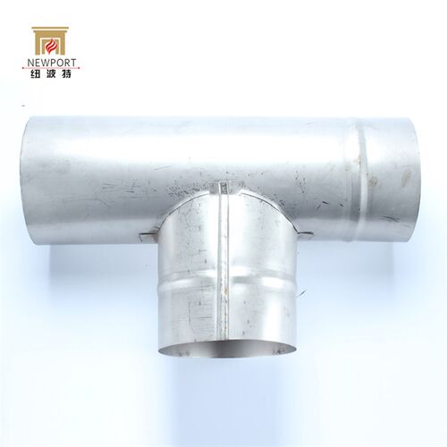 壁炉三通T型接头304不锈钢排烟管三通接头不锈钢卡套三通定制尺寸