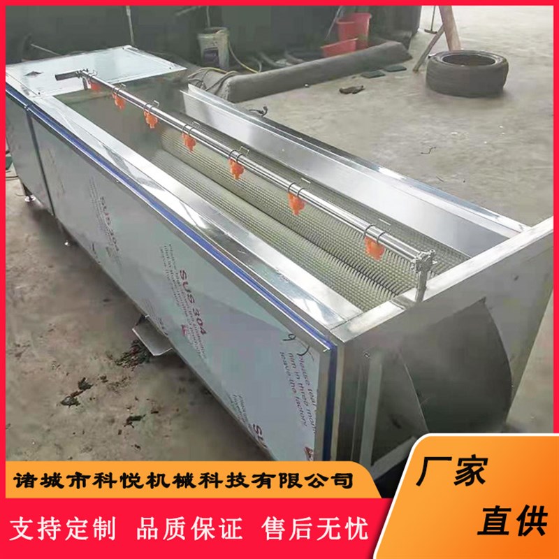 白萝卜毛辊清洗机红枣抛光清洗设备商用土豆去皮加工机器科悦机械
