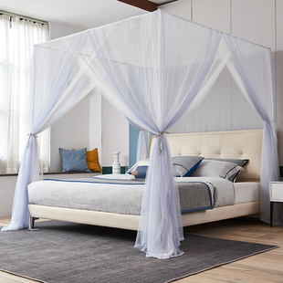 宫廷落地蚊帐双层加密公主风2022新款 1.8m床支架家用三开门1.5米