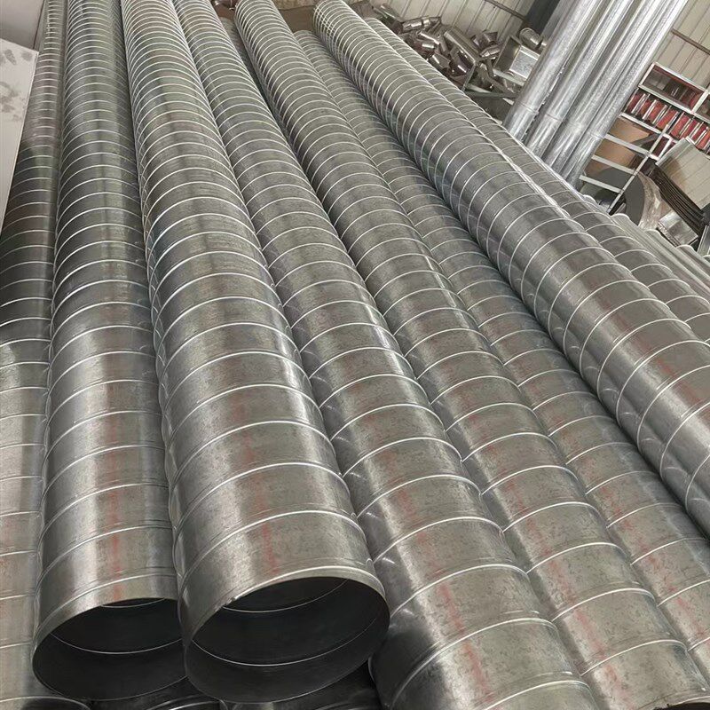 定制镀锌铁皮管不锈钢管排油烟方管圆管风管烟管螺旋风管镀锌铁皮