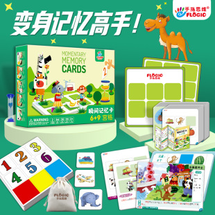 儿童瞬间记忆卡全套全脑右脑开发训练照相记忆板早教专注力教玩具