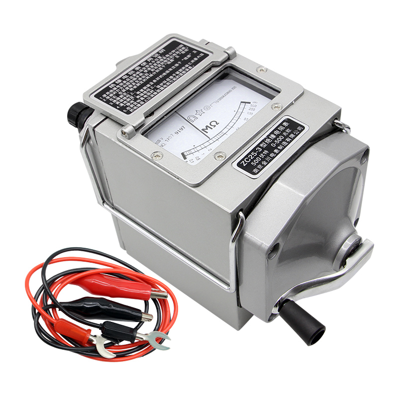 电工摇表南京金川兆欧表0V1000V00V接地绝缘电阻测试仪铝壳