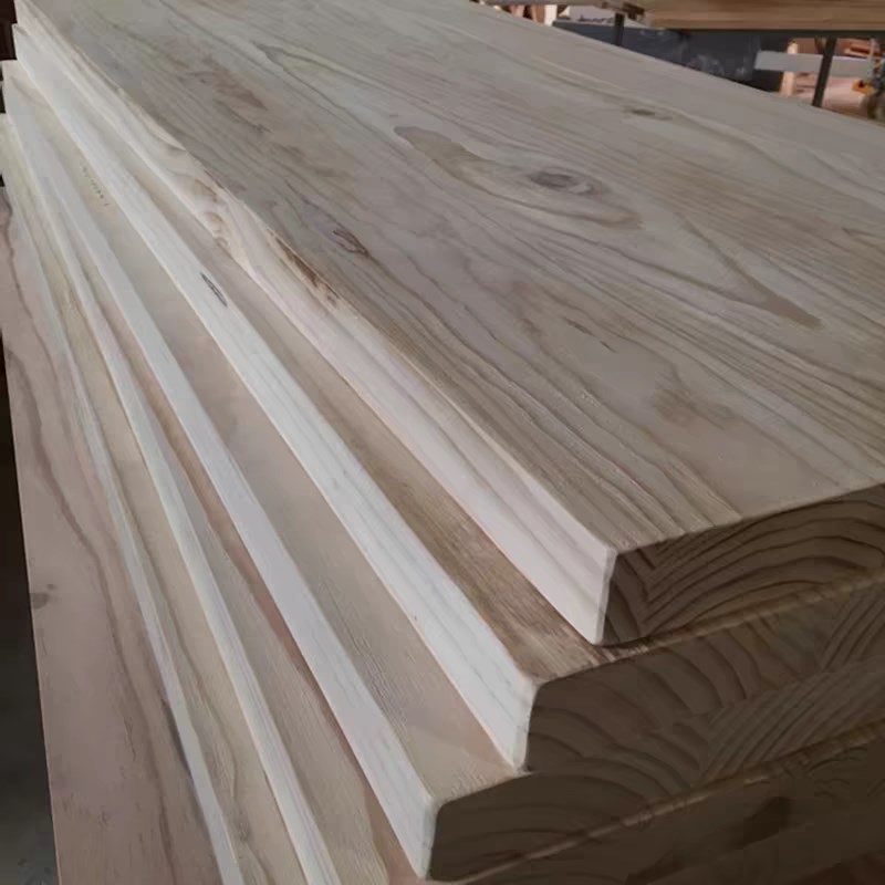 实木板桌面板定制老榆木松木大板桌板餐桌隔板飘窗桌子原木吧台面