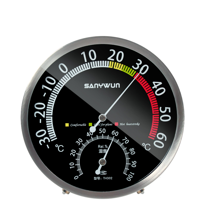 三印家用温度计室内高精度药房温湿度计实验室仓库工业温度表精准