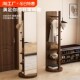 旋转全身穿衣镜衣帽架一体落地可移动家用卧室试衣镜挂衣架子商用