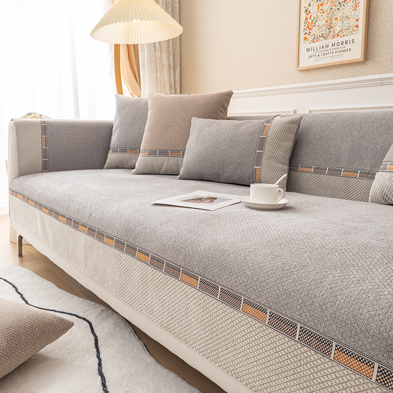 沙发垫新款2023四季通用现代简约防滑坐垫沙发套罩靠背巾全包盖布