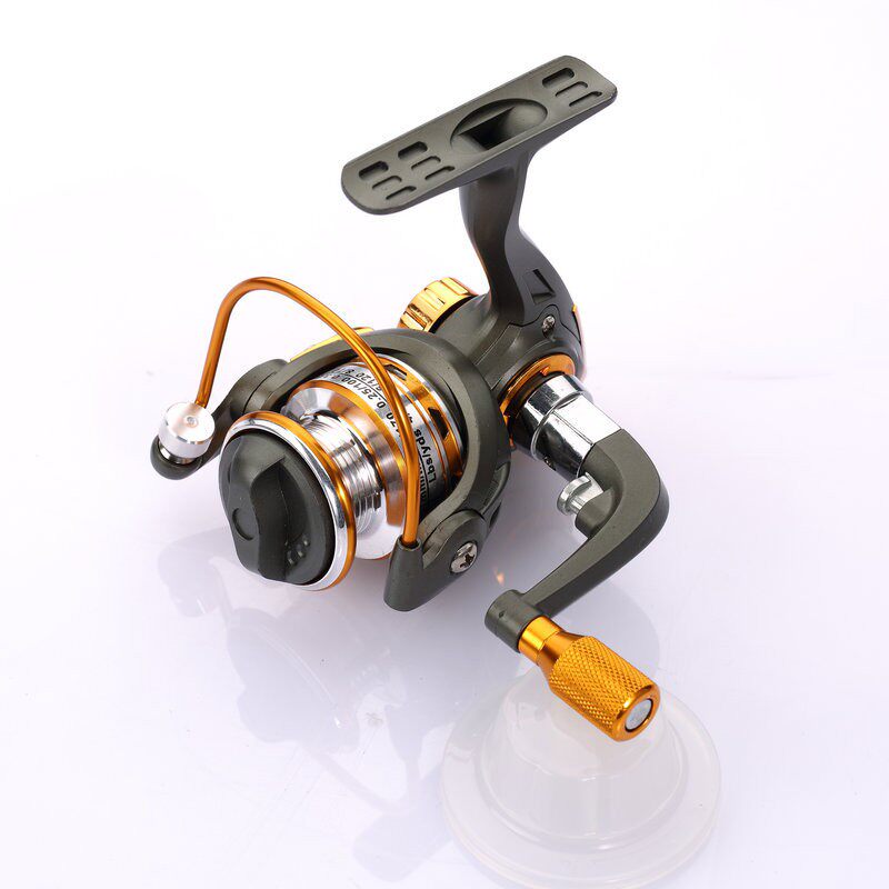 迷你纺车轮500型全金属鱼线轮路亚轮垂钓轮马口轮海竿轮筏竿轮