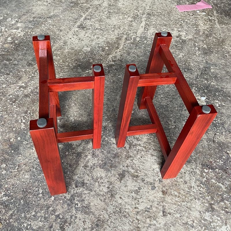 实木桌腿红花梨木支架原木茶几大板桌脚茶台茶桌脚餐桌支撑脚定制