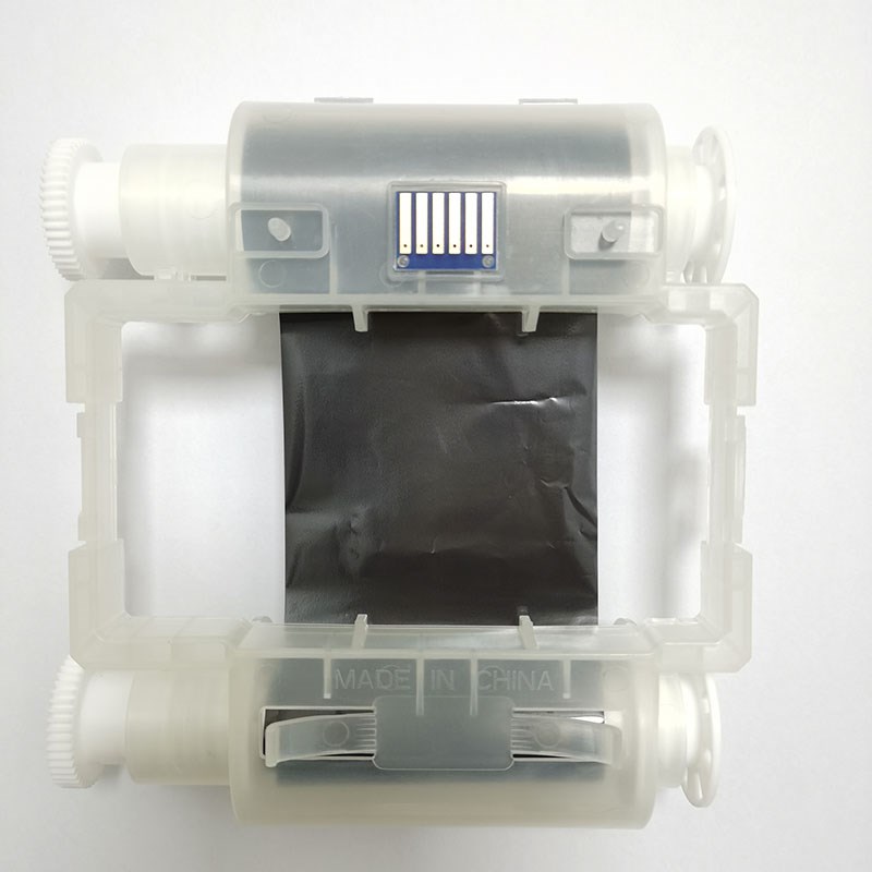 硕方线号机TP2000热缩管打印机色带TP-R53BK/WT白黑色树脂基碳带