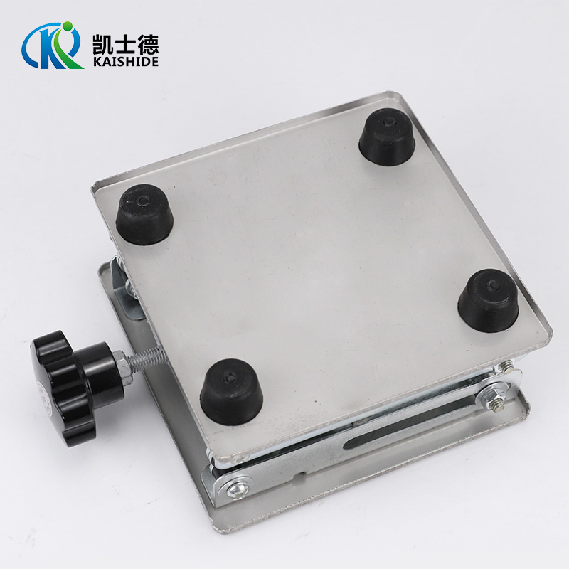 不锈钢升降台10*10cm 15*15cm 20*20cm实验室小型手动升降平台迷