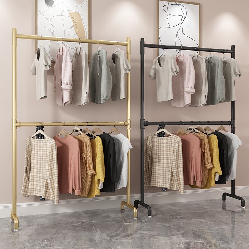 宠物店挂衣架多层狗狗小猫卧室落地小型衣柜室内家用儿童衣架