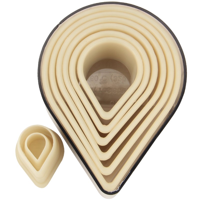 尼龙大水滴形光级饼干模饭团寿司模具 蔬菜水果切模翻糖工具