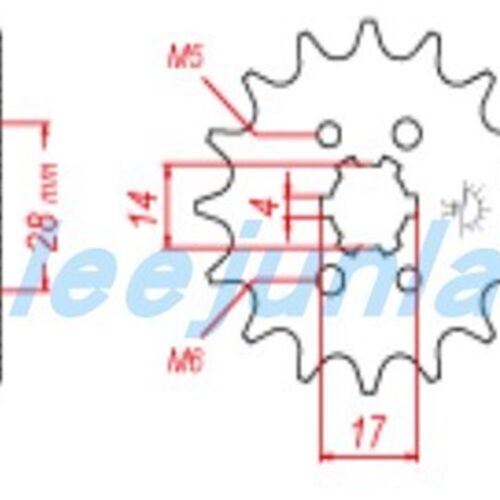 TRX90 X CRF125 F 前牙盘 小齿 小飞 链盘 428链条13齿