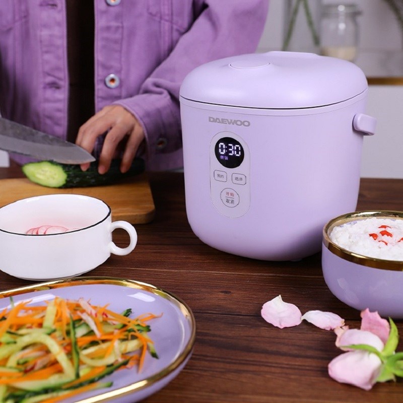 daewoo韩国大宇迷你电子锅宝宝1一2人杂粮煮粥预约多功能小电饭锅