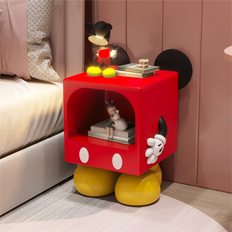 新款氛围感米奇床头柜家装入户灯小型室内展柜儿童房替代创意女孩