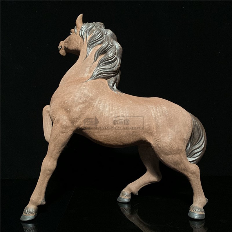 石湾公仔陶瓷马生肖创意家居客厅电视柜玄关摆件开业乔迁工艺礼品