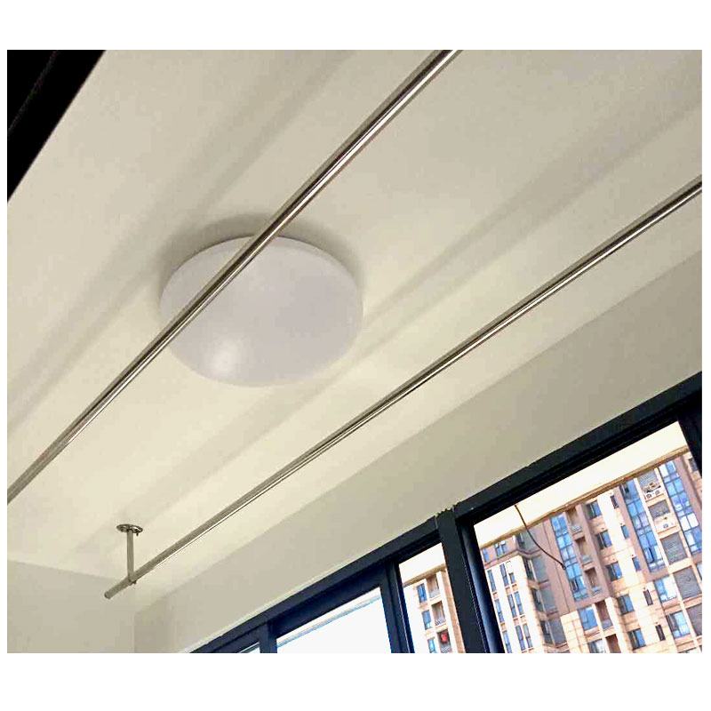 长沙加厚不锈钢管阳台固定晾衣架晾衣杆晒衣杆晒衣架单杆挂衣杆