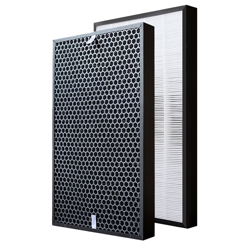 定制空气净化器滤芯通用型活性炭滤网中效HEP过滤新风系统滤网