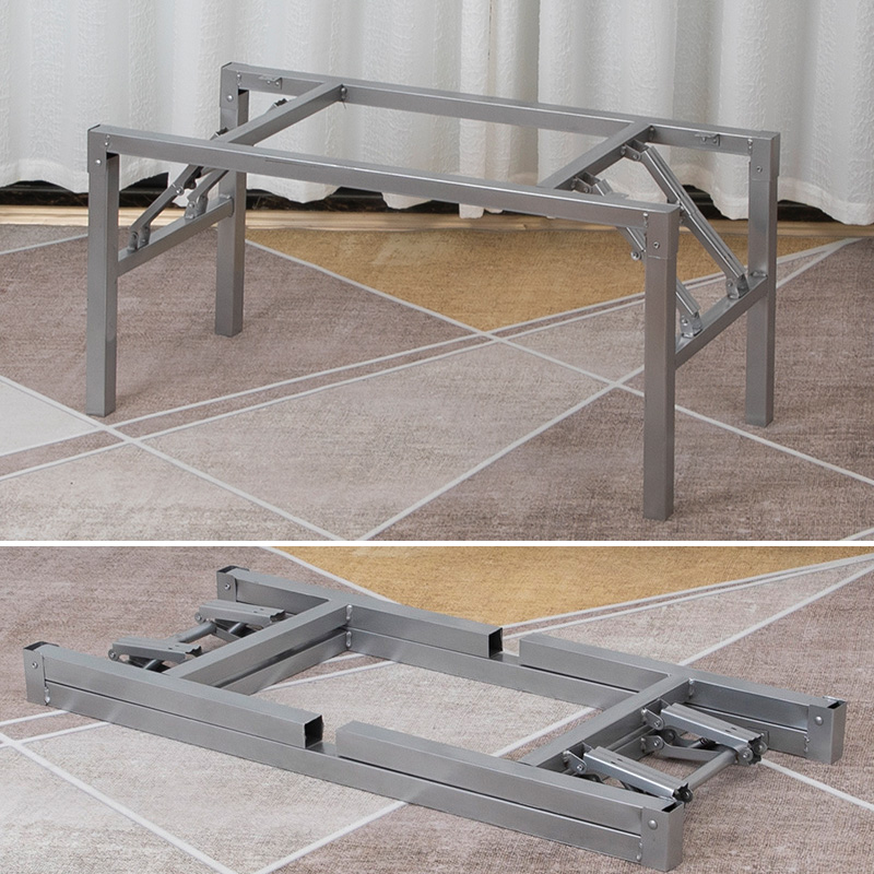 长方形折叠桌架子 简易折叠桌子腿 长桌腿支架 小桌子架子 桌支架