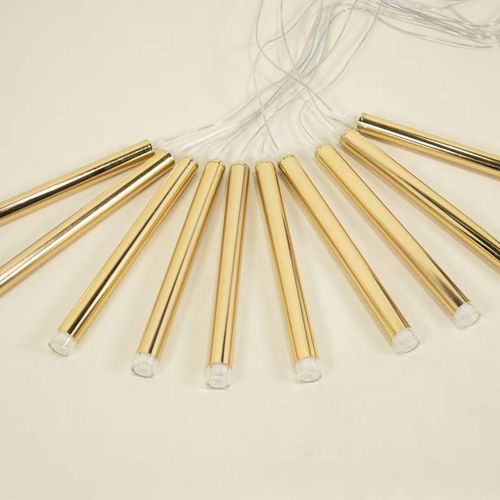 婚礼吊灯奥斯卡金色火柴灯水晶发光路引摆件蜡烛火苗吊灯宴会道具