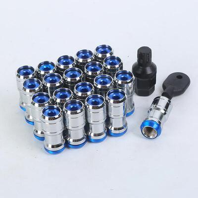 改装小V口径轮毂螺丝丝螺杆螺帽O螺56212LK螺内七角梅花双防盗轮