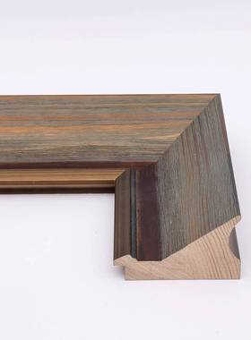 实木擦10863松木相框加大款国画字油15画画色刺装饰画高端线绣条