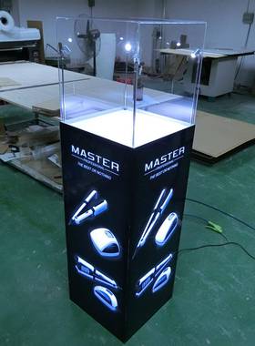 亚克力发光XCU展示样品陈列D柜LE展柜个灯箱LO柜GO带4灯