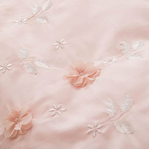 公XSP棉主风010s长绒全棉床单四件套纯棉轻高档小清新床上奢被套