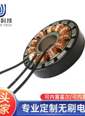 36V无刷伺服电机29mm分体式无刷伺服电机brushless servo motor