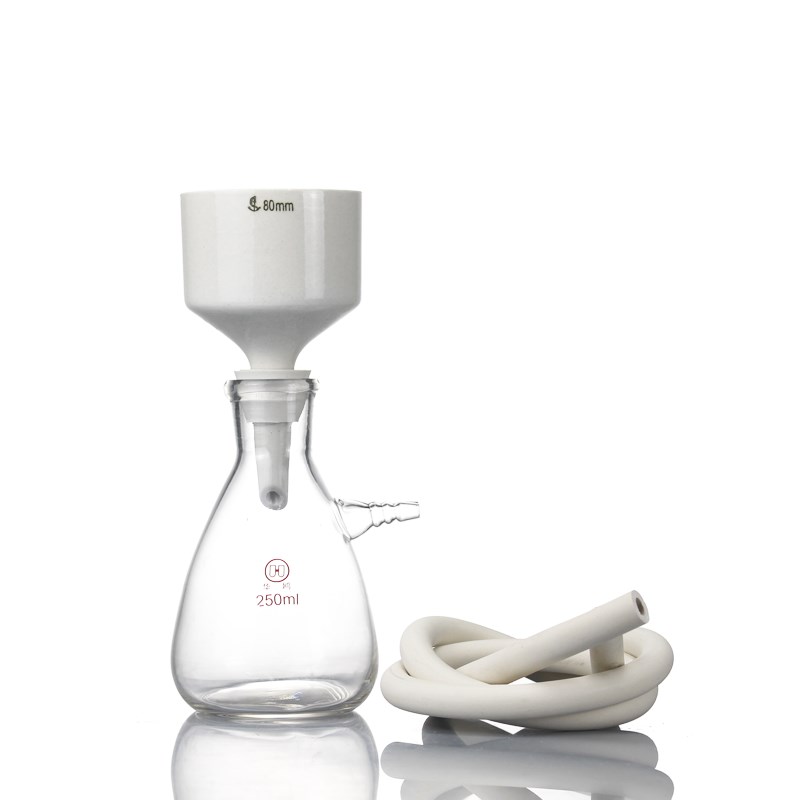 布氏漏斗过滤装实验室过滤装置1/0/0/1000/00ml陶瓷布氏漏斗托装