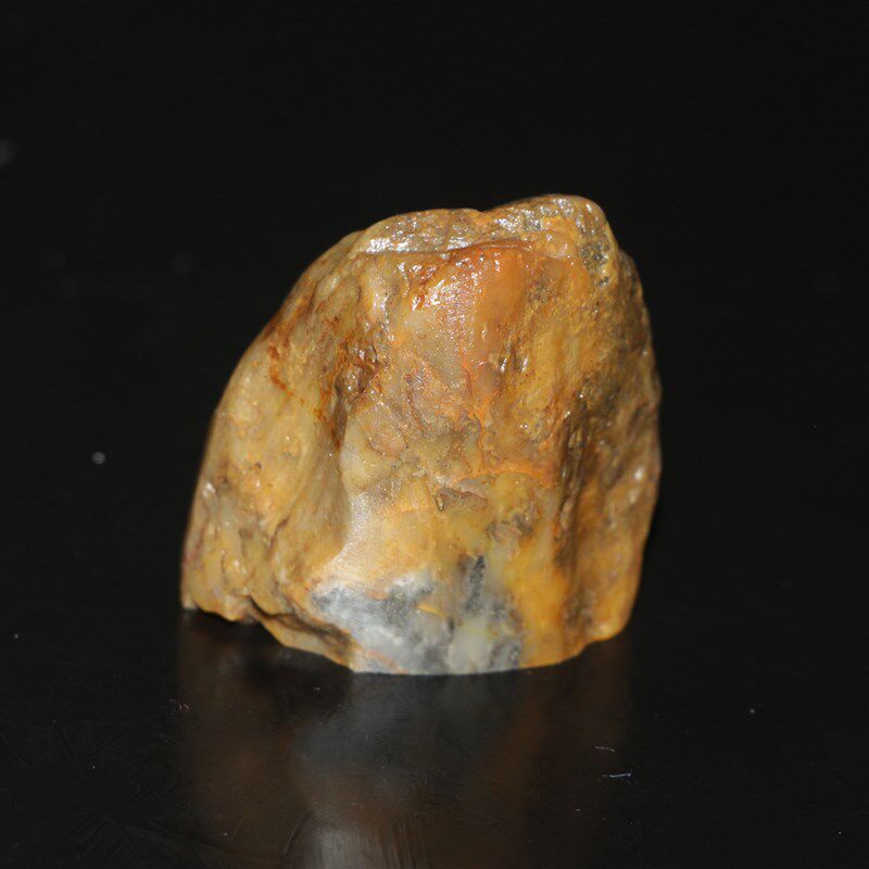 田黄石天然原石正宗寿山石品种田坑籽料石皮细腻磨印章雕把件篆刻