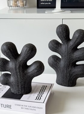 中古风创意陶瓷艺术摆件高级感客厅玄关桌面乔迁新居装饰品摆件